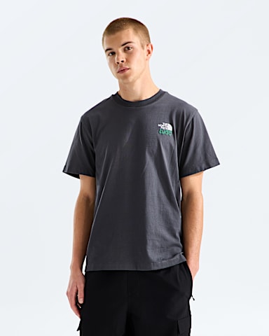 Mens 1966 Motion Relaxed ShortSleeve TeeGraphic TNF Anthracite Grey BACK