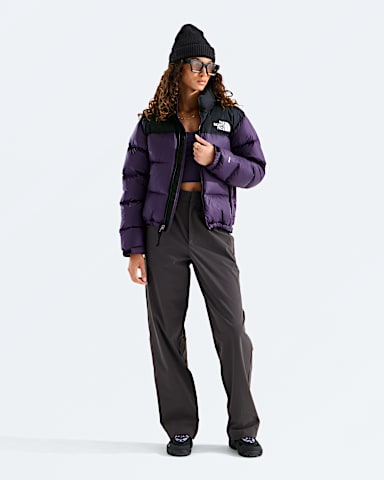 Womens 1996 Retro Nuptse Jacket TNF Endless DuskTNF Black HERO2