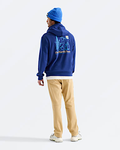 Mens Evolution Monte Regular Hoodie TNF Bold Blue HERO2