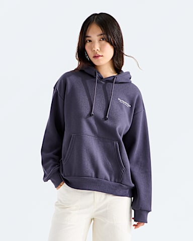Womens Evolution Monte Oversize Hoodie TNF Endless Dusk BACK