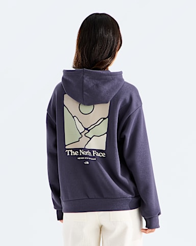 Womens Evolution Monte Oversize Hoodie TNF Endless Dusk HERO