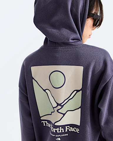 Womens Evolution Monte Oversize Hoodie TNF Endless Dusk HERO2