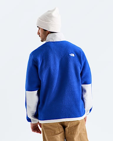 Mens Yumiori Off Peak Zip Jacket TNF TNF BlueWhite Dune BACK