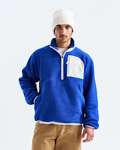 Mens Yumiori Off Peak Zip Jacket TNF TNF BlueWhite Dune HERO