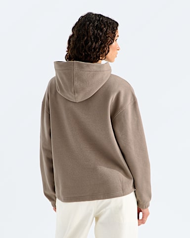 Womens Places We Love HoodieHimalayan Blue Poppy TNF Garnet BACK