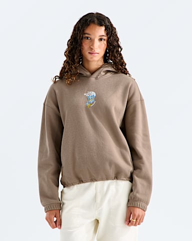 Womens Places We Love HoodieHimalayan Blue Poppy TNF Garnet HERO