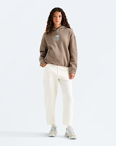Womens Places We Love HoodieHimalayan Blue Poppy TNF Garnet HERO2