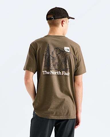 Mens Monte Regular ShortSleeve TeeGraphic TNF Caraway Seed Main