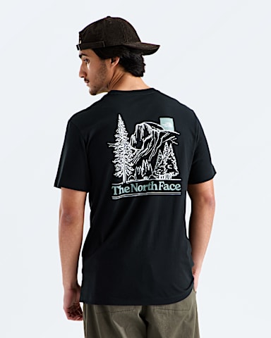 Tshirt standard Monte pour hommes imprim TNF TNF Noir HERO