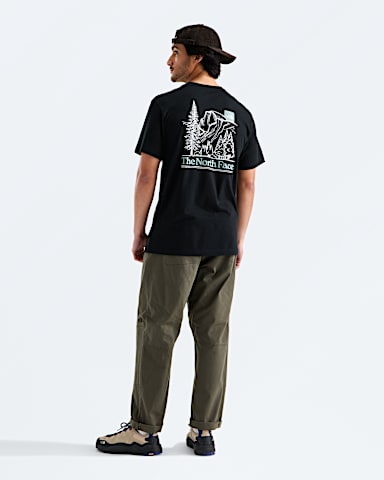Tshirt standard Monte pour hommes imprim TNF TNF Noir HERO2