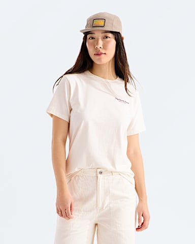 Tshirt standard Monte pour femmes imprim TNF Blanc dune BACK