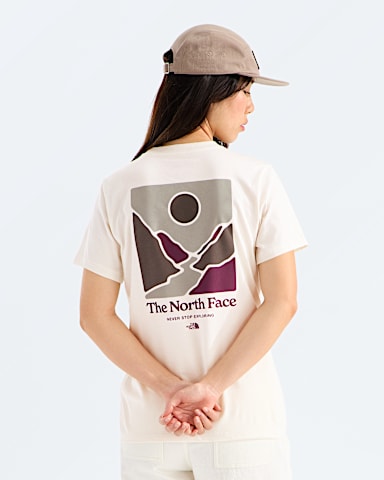 Tshirt standard Monte pour femmes imprim TNF Blanc dune HERO