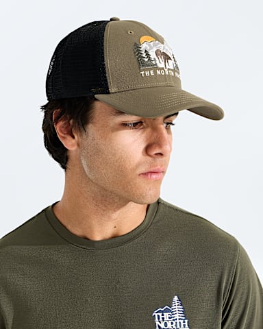 Casquette Mudder Trucker brode TNF Graine De CarviMotif Ours MODELBACK
