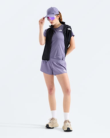 Haut manches courtes Sunriser LIGHTRANGE pour femmes TNF Prune Profond HERO2
