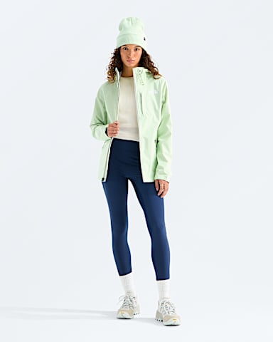 Womens Alta Vista Rain Jacket TNF Calcified Lime HERO2