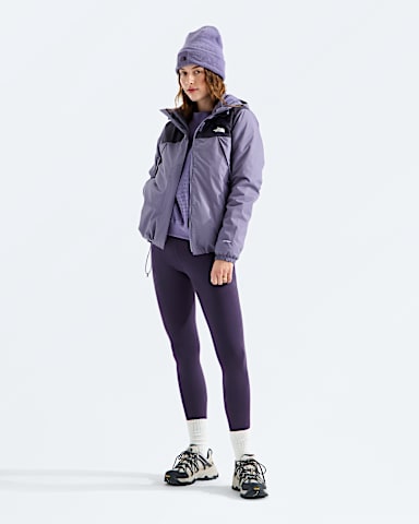 Womens Antora Triclimate Jacket TNF Grounded PlumEndless Dusk HERO2