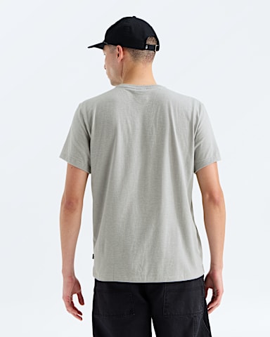 Mens TriBlend ShortSleeve Pocket Tee TNF TNF Light Grey Heather BACK