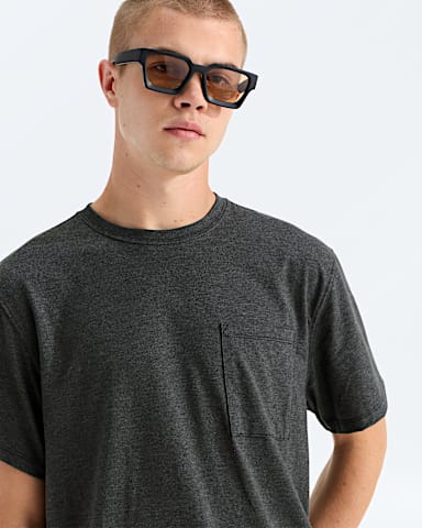 Tshirt  poche et manches courtes TriBlend pour hommes TNF Bruyere Noir TNF HERO2
