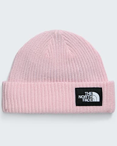 Kids Salty Lined Beanie TNF Pale Blossom HERO