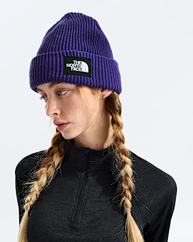 Tuque doubl Salty TNF MAUVE PIC MODELBACK