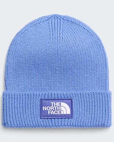 TNF Logo Box Cuffed Beanie TNF Indigo Wonder HERO