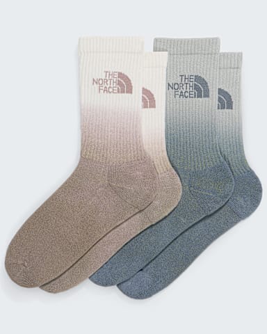 Everyday Crew Socks Dip Dye2P TNF GarnetCumulus Cloud HERO