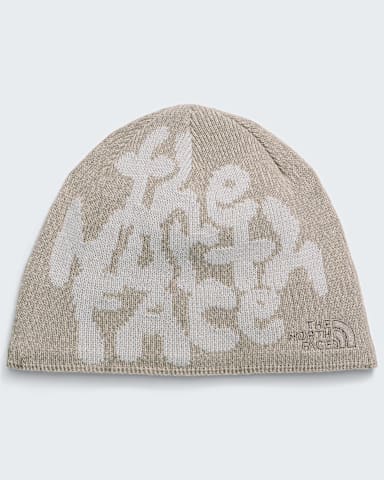 Jim Beanie TNF Stone Slab Heather Graphic HERO