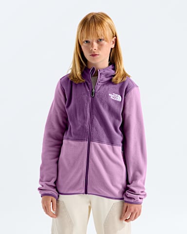 Chandail capuchon glissire pleine longueur Glacier pour garons et filles TNF Lavande DiscretViolet Chroma HERO2