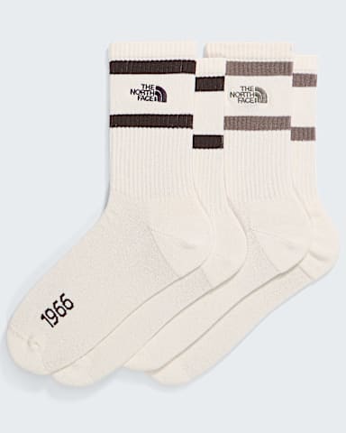 Chaussettes rayures Everyday Crew Heritage deux paires TNF BLANC BLANC BLANC HERO