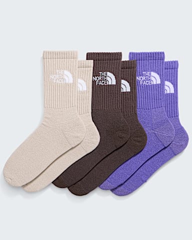 Everyday Standard Crew Socks3P TNF Timeless TaupeSmokey Brown HERO