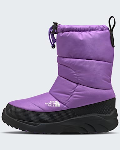 Youth NSE Traction Waterproof Booties TNF Elevation Purple  TNF Black HERO