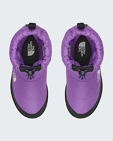 Youth NSE Traction Waterproof Booties TNF Elevation Purple  TNF Black DETAILINSTEP