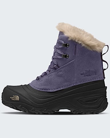 Youth Shellista V Lace Waterproof Boots TNF Grounded PlumEndless Dusk HERO