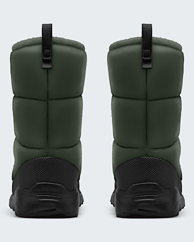Nuptse Traction Booties TNF Bottle GreenTNF Black BACK