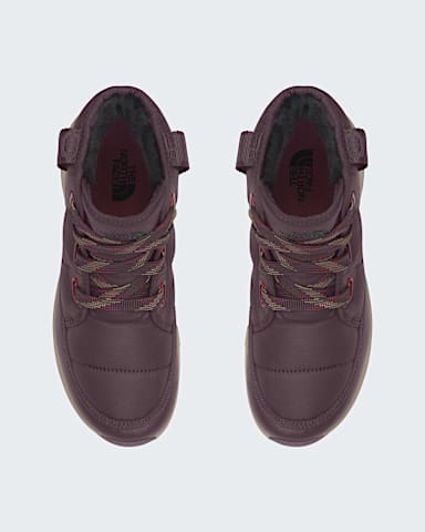 Womens THERMOBALL Lace Up Luxe Waterproof Boots TNF Deep BurgundyBurgundy Crush DETAILINSTEP