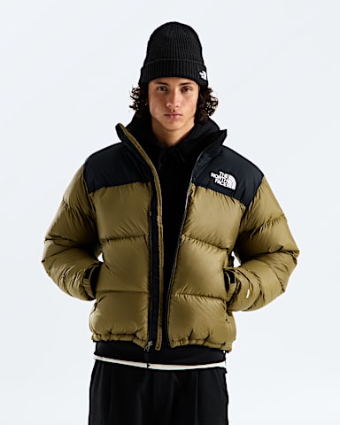 Mens 1996 Retro Nuptse Jacket TNF Caraway SeedTNF Black Main