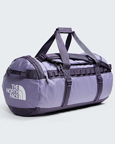 Base Camp DuffelM TNF Grounded PlumEndless Dusk FRONT34