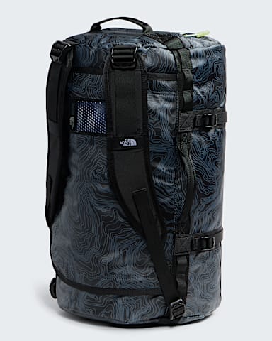 Base Camp DuffelS TNF TNF Black Glowing Topo Print BACK