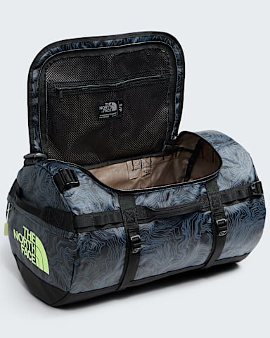 Base Camp DuffelS TNF TNF Black Glowing Topo Print INT