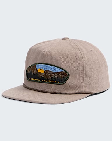 Norm 5Panel Hat TNF GarnetYosemite Patch HERO