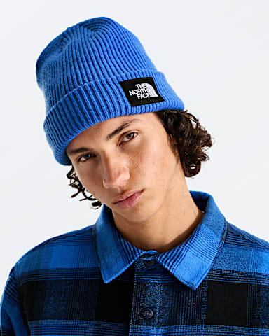 Salty Lined Beanie TNF Active Blue MODELBACK