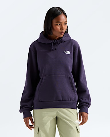 Womens Glacier Drift Regular Hoodie TNF Endless Dusk BACK