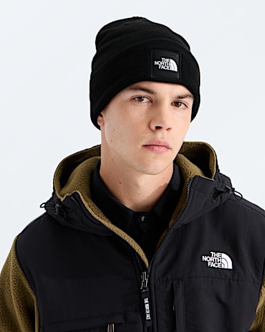 HW Dock Worker Beanie TNF TNF Black MODELBACK