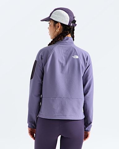 Womens Tek Approach Jacket TNF Grounded PlumEndless Dusk BACK