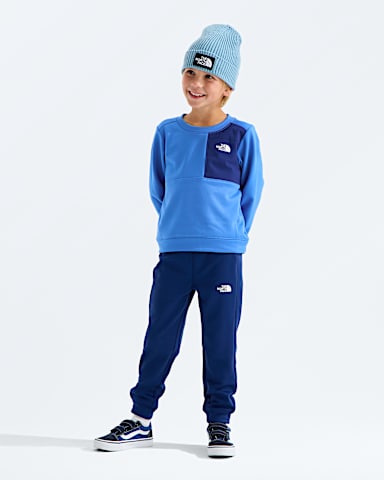 Kids TNF Performance Fleece Set TNF Active BlueBold Blue HERO2