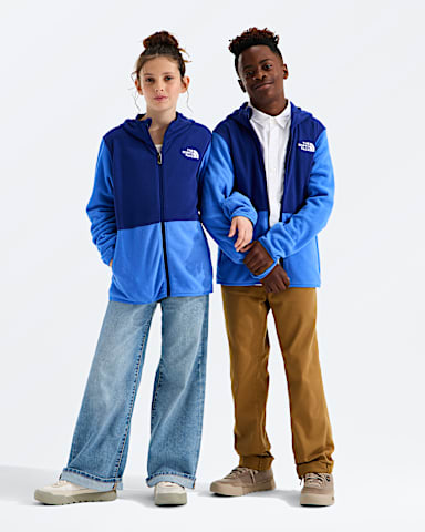 Boys Girls Glacier FullZip Hoodie TNF Bold BlueActive Blue Main
