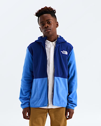 Boys Girls Glacier FullZip Hoodie TNF Bold BlueActive Blue HERO2