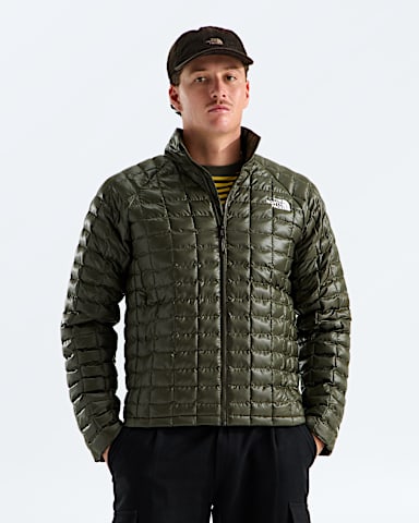 Mens THERMOBALL Jacket TNF New Taupe Green Main