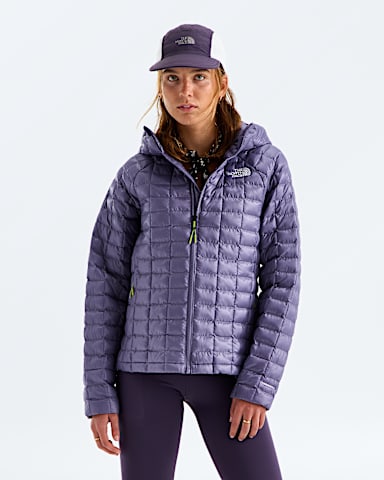 Manteau  capuchon THERMOBALL pour femmes TNF Prune Profond HERO