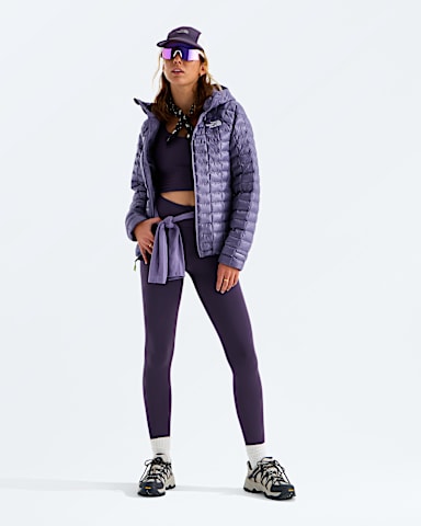 Manteau  capuchon THERMOBALL pour femmes TNF Prune Profond HERO2